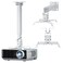 WALI Universal 3-in-1 Projector Ceiling Wall Mount for LCD/DLP Projectors