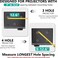 WALI Universal 3-in-1 Projector Ceiling Wall Mount for LCD/DLP Projectors