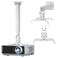 WALI Universal 3-in-1 Projector Ceiling Wall Mount for LCD/DLP Projectors