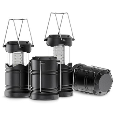 Lichamp 4 Pack LED Camping Lanterns, A4BK