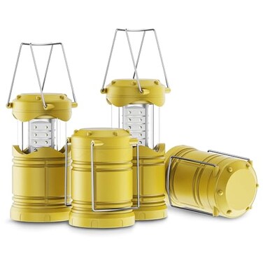 Lichamp 4 Pack LED Camping Lanterns, A4YL
