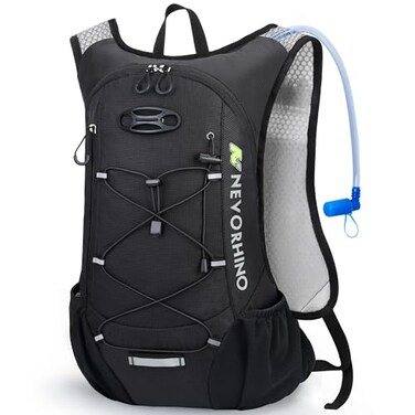Lightweight Hydration Backpack, Running Backpack with 2L Water Bladder