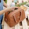 Igloo 15-can Premium Luxe Softsided Satchel Bag, Cognac