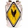 3dRose Caution Chicken Crossing Wine Bag