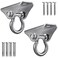 SELEWARE Heavy Duty Swing Hanger Stainless Steel Ceiling Swing Hooks 2 Pack