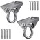 SELEWARE Heavy Duty Swing Hanger Stainless Steel Ceiling Swing Hooks 2 Pack