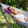 Tranquillo Universal Double Hammock with Stand Included for 2Persons, Grey