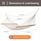 SUNCREAT Traditional Rope Double Hammock, 450 lbs Capacity, Natural