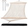SUNCREAT Traditional Rope Double Hammock, 450 lbs Capacity, Natural