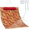 Lazy Daze 12FT Double Quilted Hammock for Outside with Pillow, Red Leaf