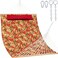 Lazy Daze 12FT Double Quilted Hammock for Outside with Pillow, Red Leaf