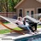 SUNCREAT Portable Double Hammock with Hardwood Spreader Bar, Light Gray