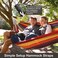 Brazilian Double Hammock with Tree Straps, Extra Large, 450 lbs Capacity