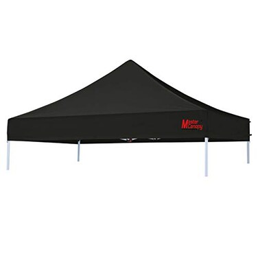 MASTERCANOPY 10x10 Replacement Pop Up Canopy Top for Kingkong Frame Black