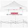 MASTERCANOPY 10x10 Replacement Pop Up Canopy Top for Kingkong Frame Blue