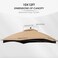 MASTERCANOPY 10x12 ft Replacement Canopy Top for GF-12S004B-1, Beige