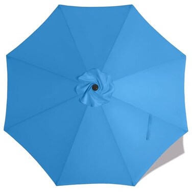 MASTERCANOPY 9 ft Replacement Canopy for 8 Ribs - Sky Blue