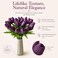 Mandy's 20pcs Artificial Grape Purple Tulips