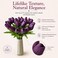 Mandy's 20pcs Artificial Grape Purple Tulips