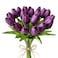 Mandy's 20pcs Artificial Grape Purple Tulips