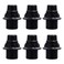 Mobestech 6Pcs E14 Light Socket Holder Self-Locking Screw-in Lamp Base for E14 Bulb Replacement Home Lighting Fixtures