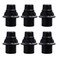 Mobestech 6Pcs E14 Light Socket Holder Self-Locking Screw-in Lamp Base for E14 Bulb Replacement Home Lighting Fixtures