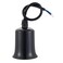 Waterproof Lamp Holder E26 Screw Lampholder,TWDRTDD Outdoor Waterproof E26 E27 Medium Base Light Socket with 6 in Cable (Ceramic Holder,Black)