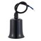 Waterproof Lamp Holder E26 Screw Lampholder,TWDRTDD Outdoor Waterproof E26 E27 Medium Base Light Socket with 6 in Cable (Ceramic Holder,Black)