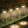 Linkind Solar Lights Outdoor4 Pack, Solar Pathway Lights Warm White