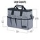 Housolution 14Inch Garden Tote Bag, 900D Standable, Gray