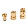 U.S. Solid 3 Pack Garden Hose Quick Connector Set in Solid Brass- Water Hose Fitting 3/4 inch, No Leak Threads with Spring Loaded Connect for One Hand Operation, Fast Connection and Disconnection