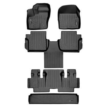 SMARTLINER Custom Fit Floor Mats 3rd Row Liner for 2014-2017 Ford Transit Connect