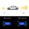 ELSNU Car Parking Sensors Kit Reverse Radar parktronic System Auto Electronics Vehicle Back Assistant Reverse 8 Sensor (White)