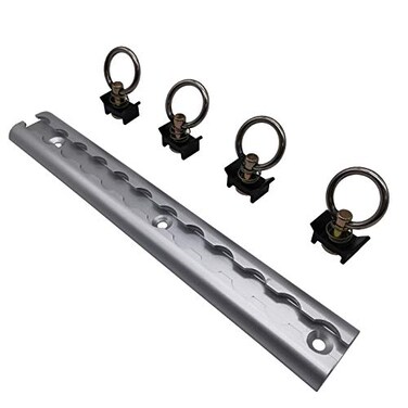 Powersports Tie Down Kit Includes 1Pcs L Track, 4 Pcs Single Stud Fittings