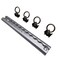 Powersports Tie Down Kit Includes 1Pcs L Track, 4 Pcs Single Stud Fittings