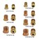 MuHize 35PCS Brake Line Fitting Kit 3/16 &amp; 1/4" Inverted Flare