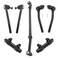 TRQ Front Steering Kit Center Link Tie Rod Tie Rod Adjusting Sleeve