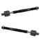 TRQ Front Inner Tie Rod Set 2 Piece