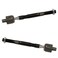 TRQ Front Inner Tie Rod Set 2 Piece