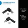 TRQ Outer Driver and Passenger Side Tie Rod Set 2 Piece