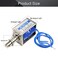 DC 24V 1A 15N Push Pull Solenoid Electromagnet, 10mm Linear Motion