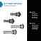 TRQ Front Forward Rearward Subframe Bushing Driver Passenger Kit 4pc Set