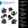 TRQ 7 Piece Engine &amp; Transmission Motor Mount Kit