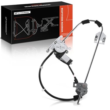 A-Premium Front Driver Side Power Window Regulator with Motor (2-Pin)