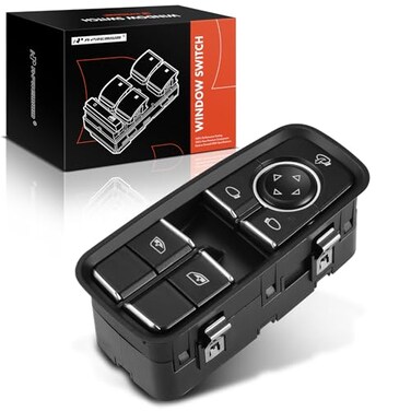 A-Premium Master Power Window Switch Compatible with Porsche 911 2012-2019, 718 Cayman 2017-2019, Compatible with 718 Boxster 2017-2019, Front Left Driver Side, Replace 99161315502DML