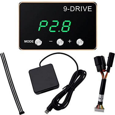 Throttle Response Controller,9 Drive Throttle Controller,Intelligent Electronic Racing Pedal Accelerator for JEEP JK Dodge RAM 1500
