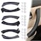 NewYall Black Interior Door Panel Handle Pull with Outer Trim Cover