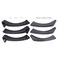 NewYall Black Interior Door Panel Handle Pull with Outer Trim Cover