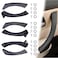 NewYall Black Interior Door Panel Handle Pull with Outer Trim Cover