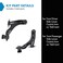 TRQ Front Left and Right Lower Control Arm with Ball Joint Set 2 Piece